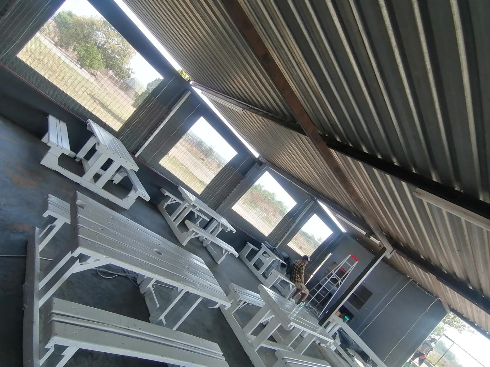 Interior ceiling and structure work